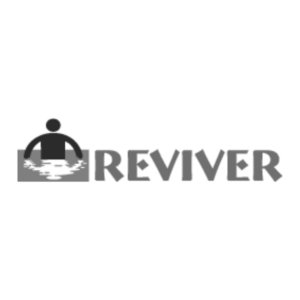 Reviver Logo cinza PNG